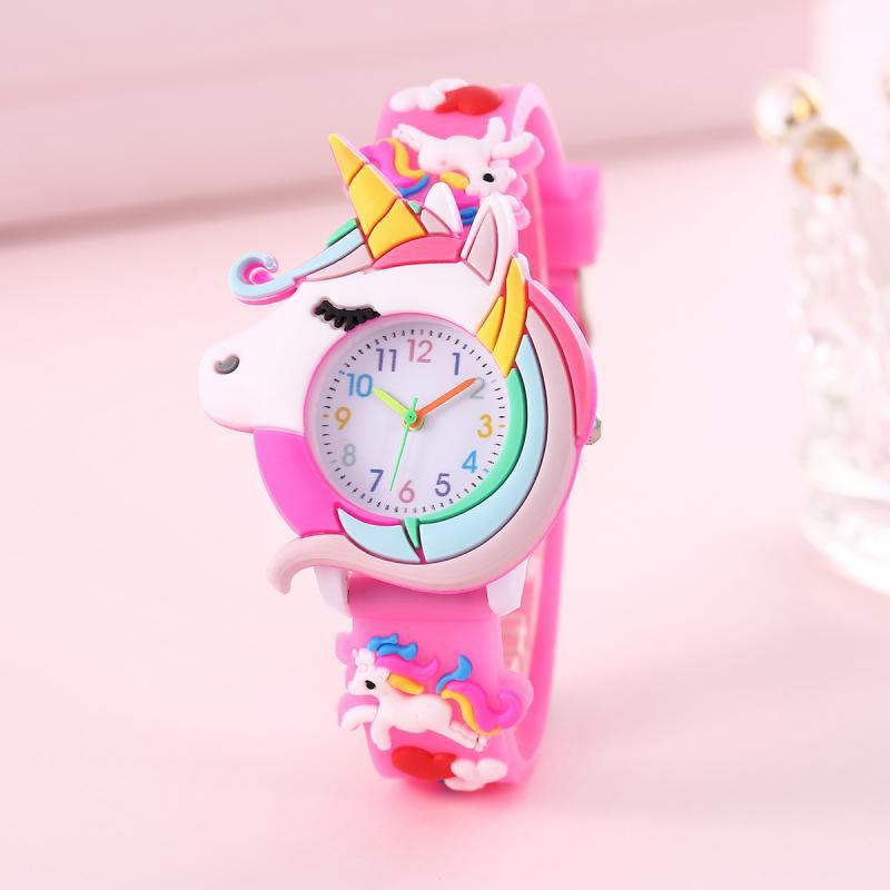 Silicone Watch Band 22Mm - Yeni Gökkuşağı Bulut Baskılı Silikon Kordonlu