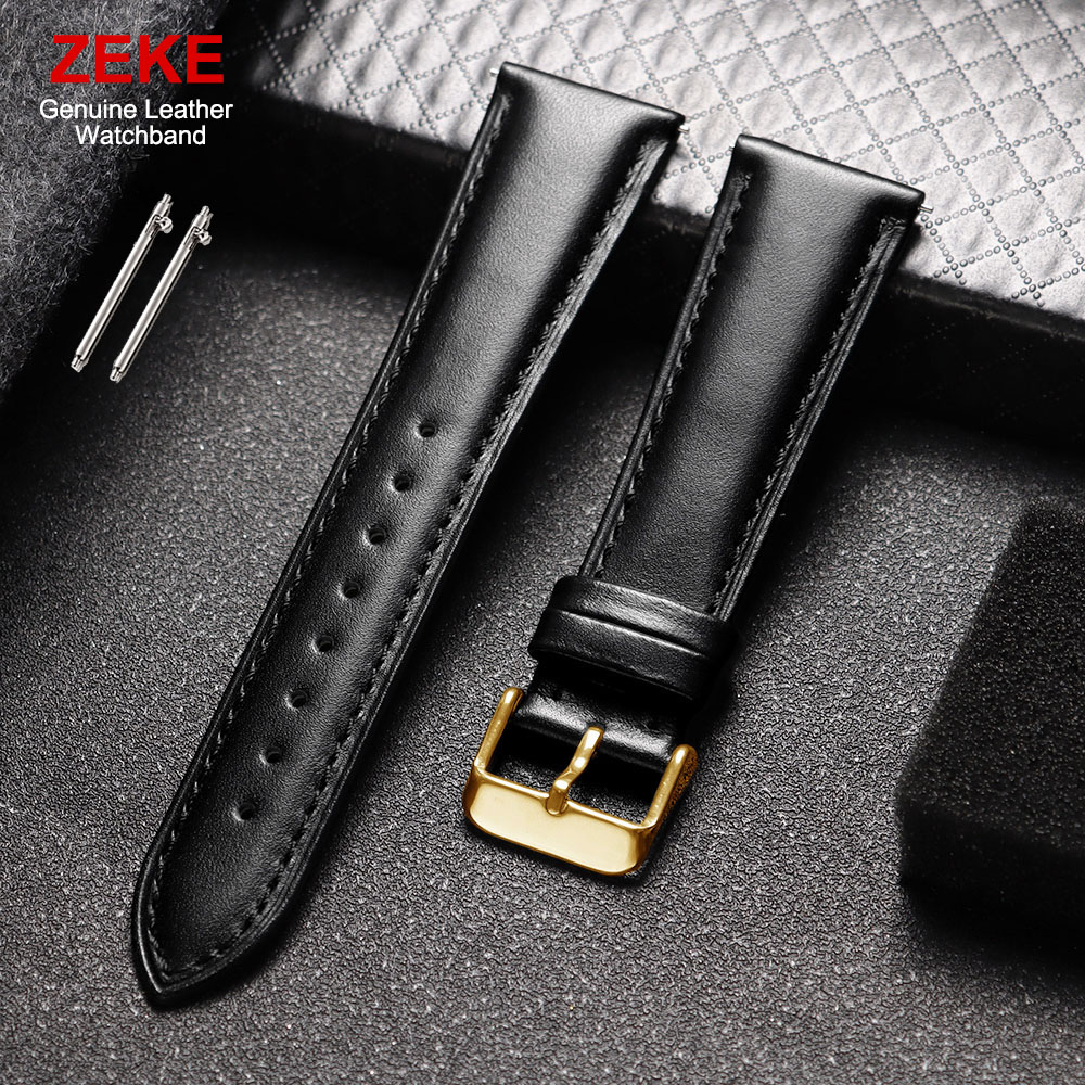 Leather Strap Quick Release - Hakiki Deri Kol Saati Kayışı 12mm