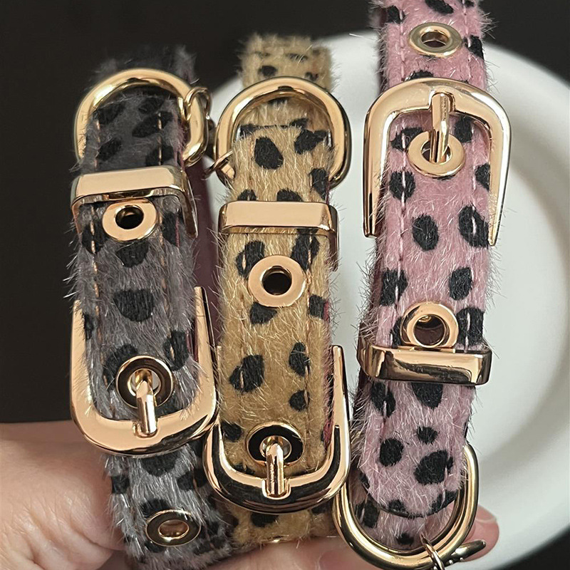 Leopar Desenli Küçük Köpek Tas - Leather Strap Quick Release incelemesi ve fiyatı
