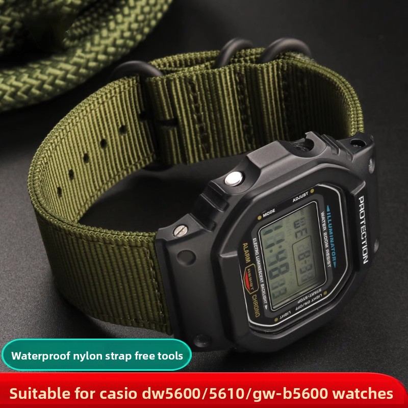 Naylon saat kayışı Casio G-Sho - Casio Watch G-Shock Dw-5600 incelemesi ve fiyatı