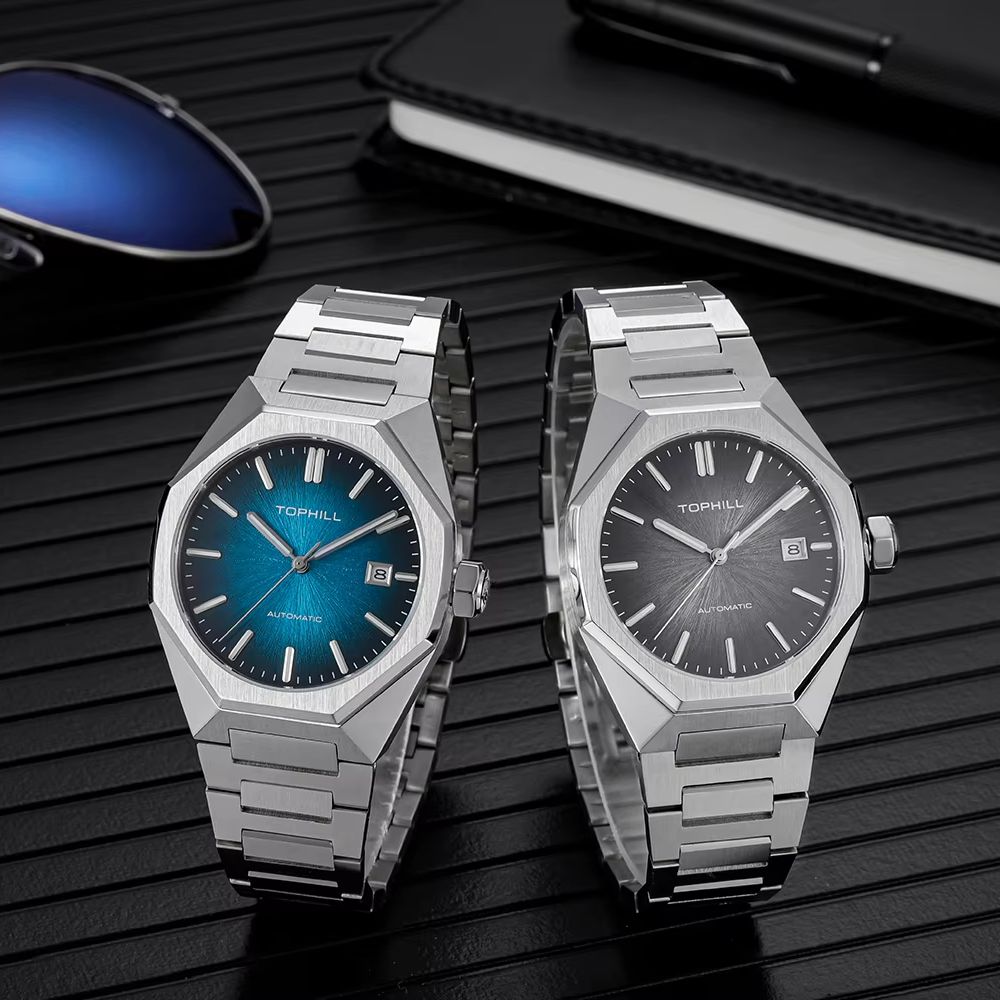 TOPHILL 39mm Miyota 8215 Mekan - Butterfly Clasp Deployant incelemesi ve fiyatı