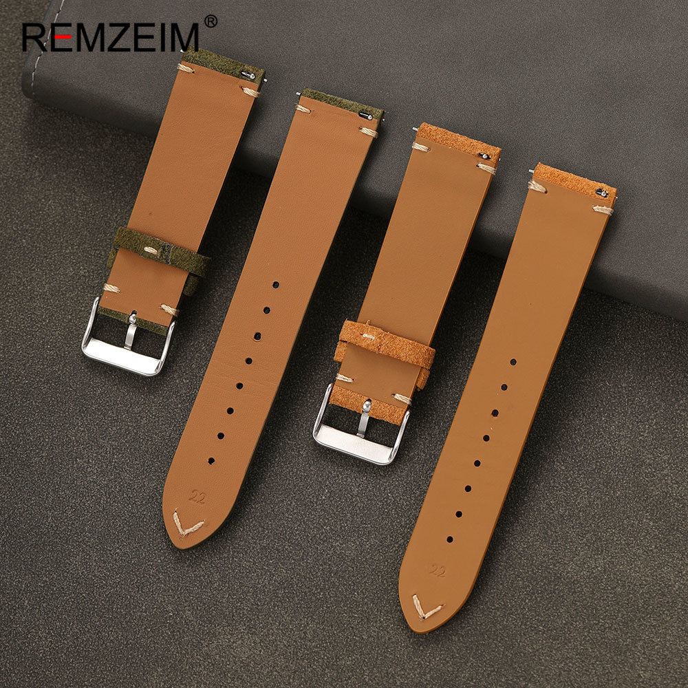 Unisex Süet Deri Saat Kayışı 1 - Suede Strap Watch incelemesi ve fiyatı
