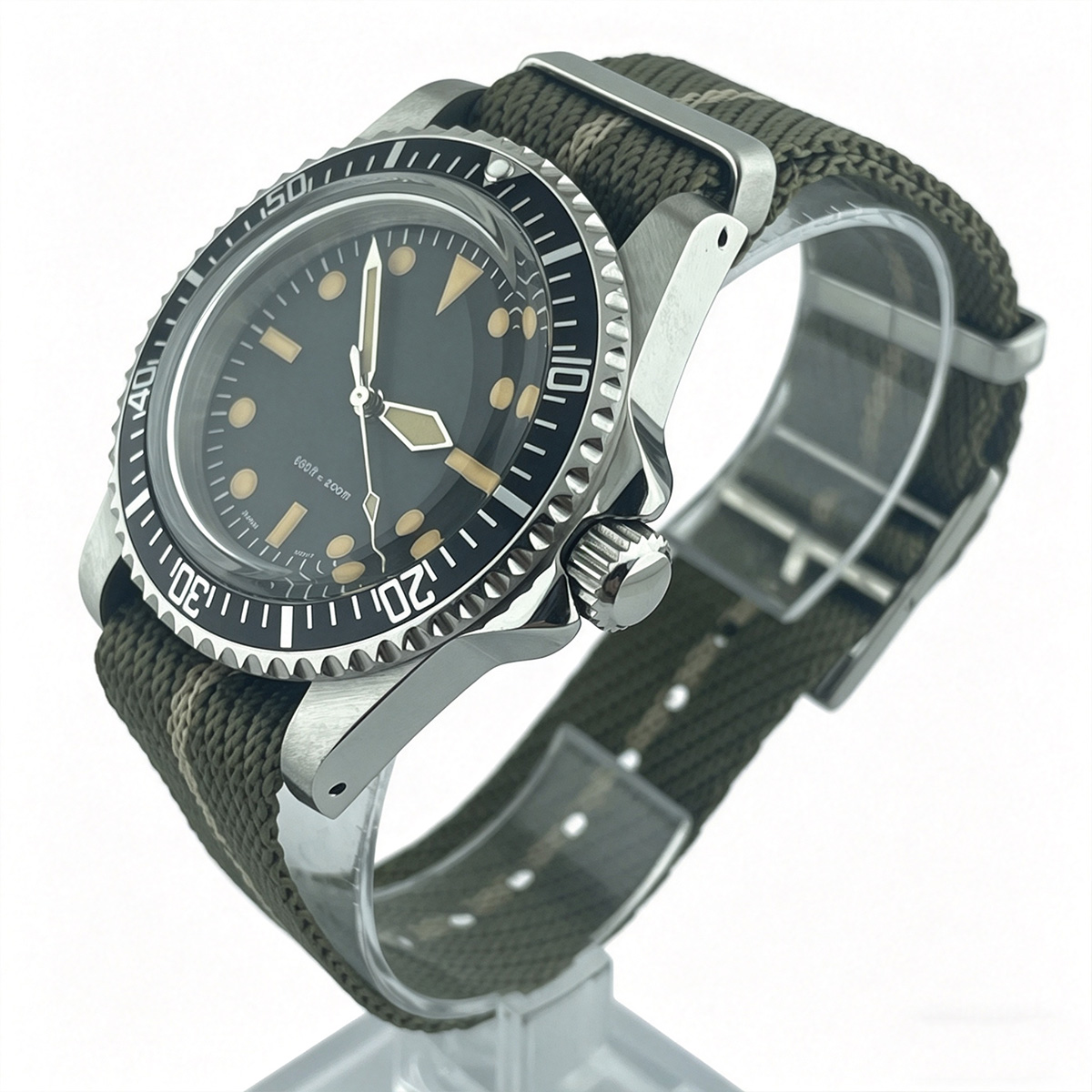 39.5mm Diver Retro Saat Takvim - Tropic Strap Vintage incelemesi ve fiyatı
