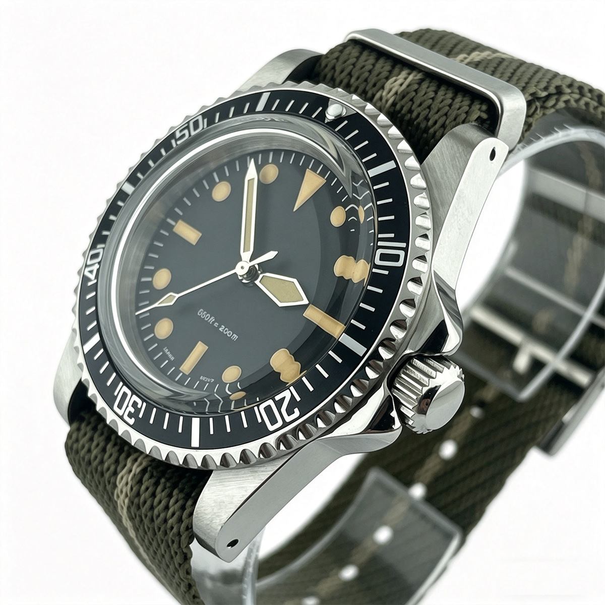 39.5mm Diver Retro Saat Takvim - Tropic Strap Vintage incelemesi ve fiyatı