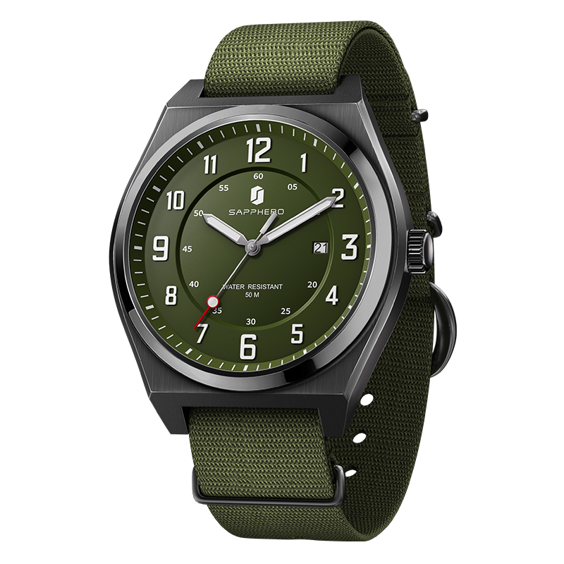 SAPPHERO erkek spor Quartz saa - Tropic Strap Vintage incelemesi ve fiyatı